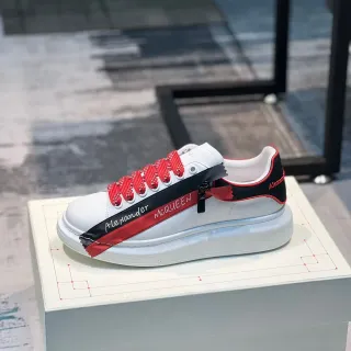Alexander McQueen Oversized Sneaker White Red Black Lifestyle Sneakers