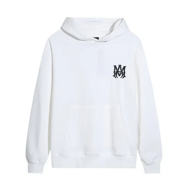 Amiri Black White Relaxed Fit Minimalist Logo Placement Hoodie 2