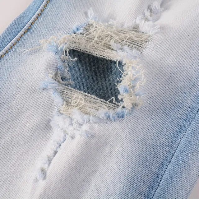 Amiri Blue Distressed Skinny Fit Jeans 8