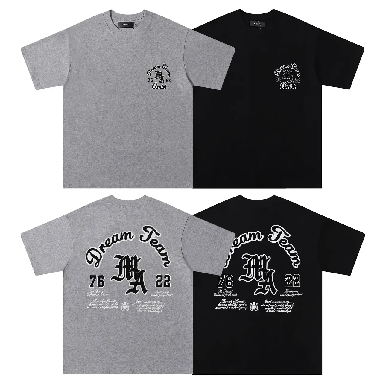 Amiri Dream Team Graphic Oversized T-Shirt 6