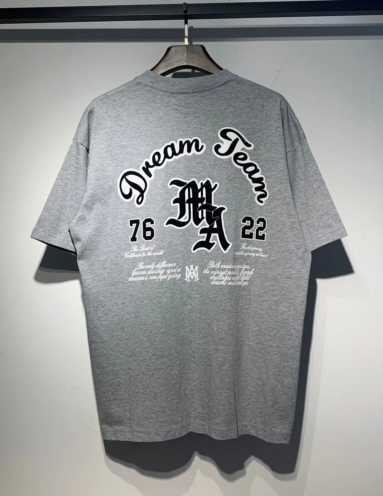 Amiri Dream Team Graphic Oversized T-Shirt 8