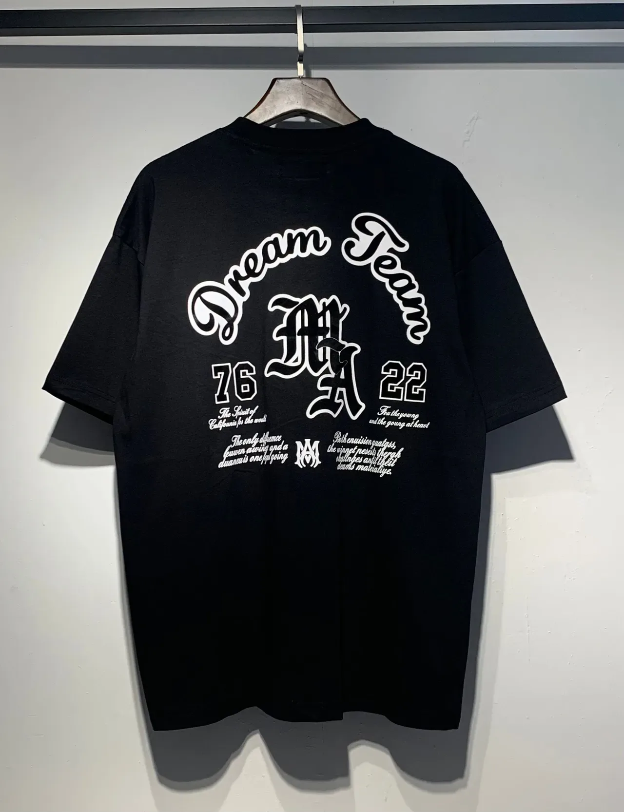 Amiri Dream Team Graphic Oversized T-Shirt 10