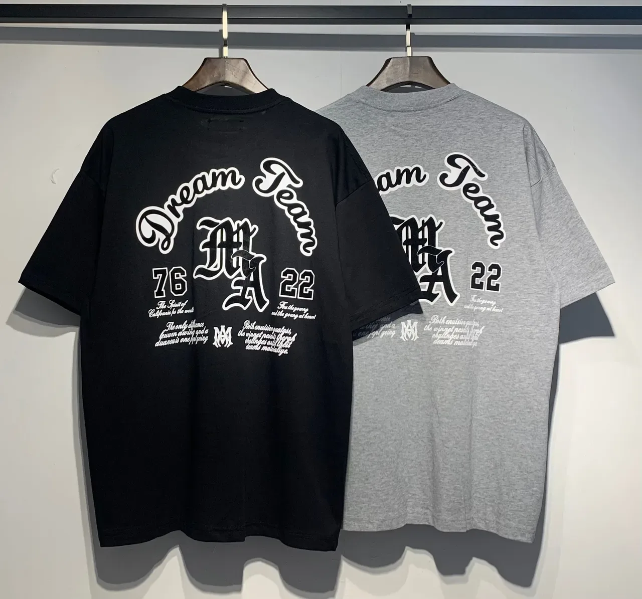 Amiri Dream Team Graphic Oversized T-Shirt 11
