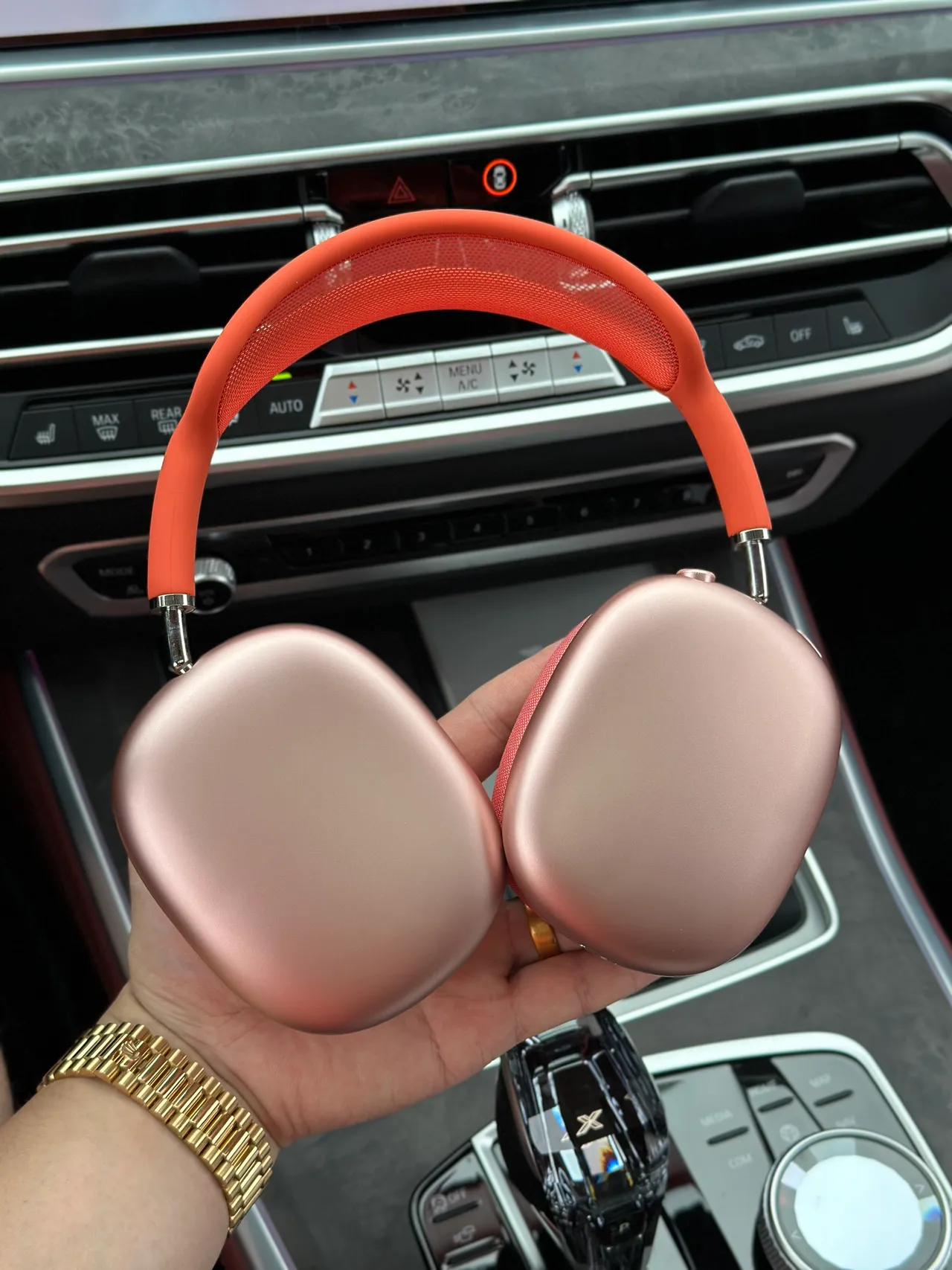 Apple AirPods Max Orange Over-ear Headphones 4
