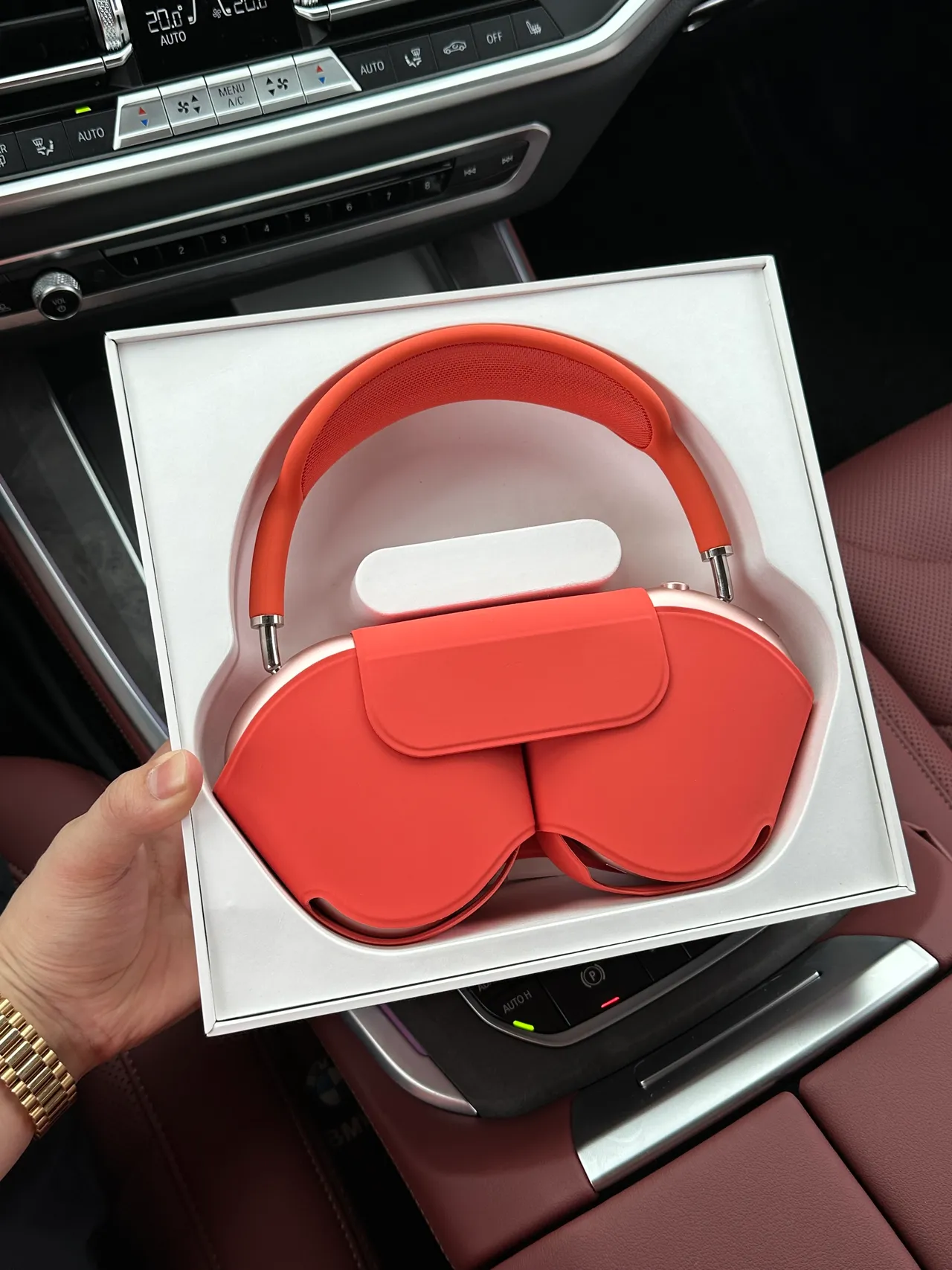Apple AirPods Max Orange Over-ear Headphones 6