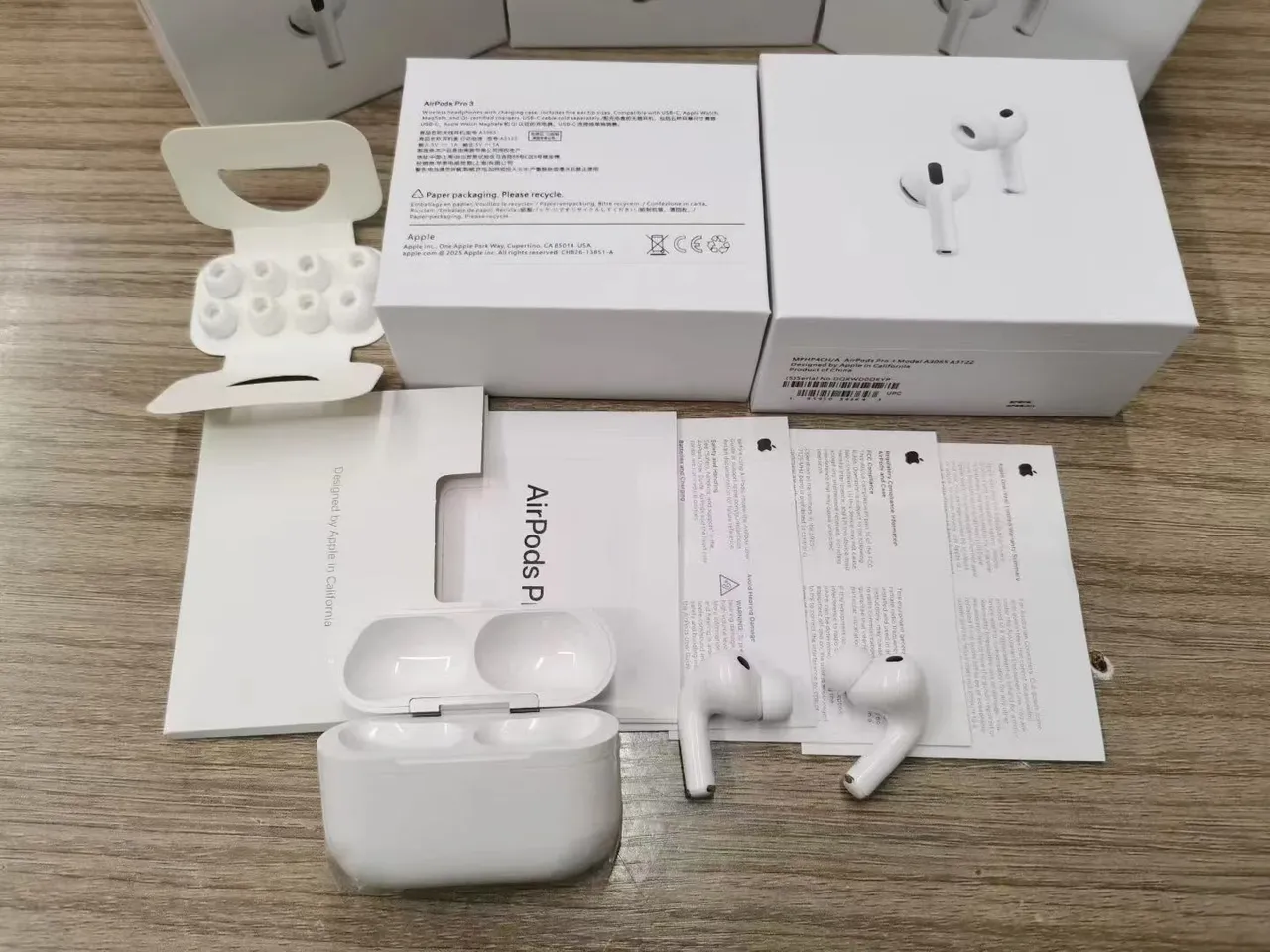Apple AirPods Pro 2 White Stem-Style Silicone Ear Tips TWS Earbuds 11