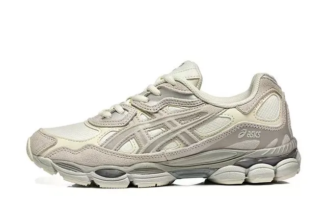 ASICS بيج وجري لايريد سنثيتك كيج مش أبير تشانكي سنيكرز 2