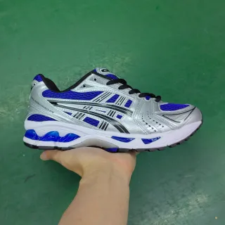ASICS Gel-Kayano 14 Silver Blue Running Shoes