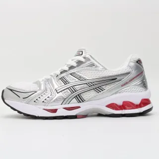ASICS Gel-Kayano White Silver Red Running Shoes
