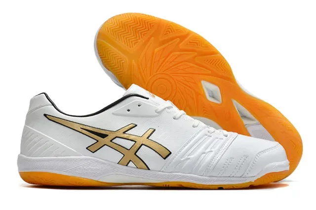 ASICS Red Orange Low-Top Synthetic Leather Upper Sneakers 5