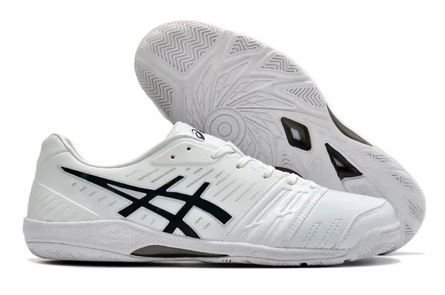 ASICS Red Orange Low-Top Synthetic Leather Upper Sneakers 6