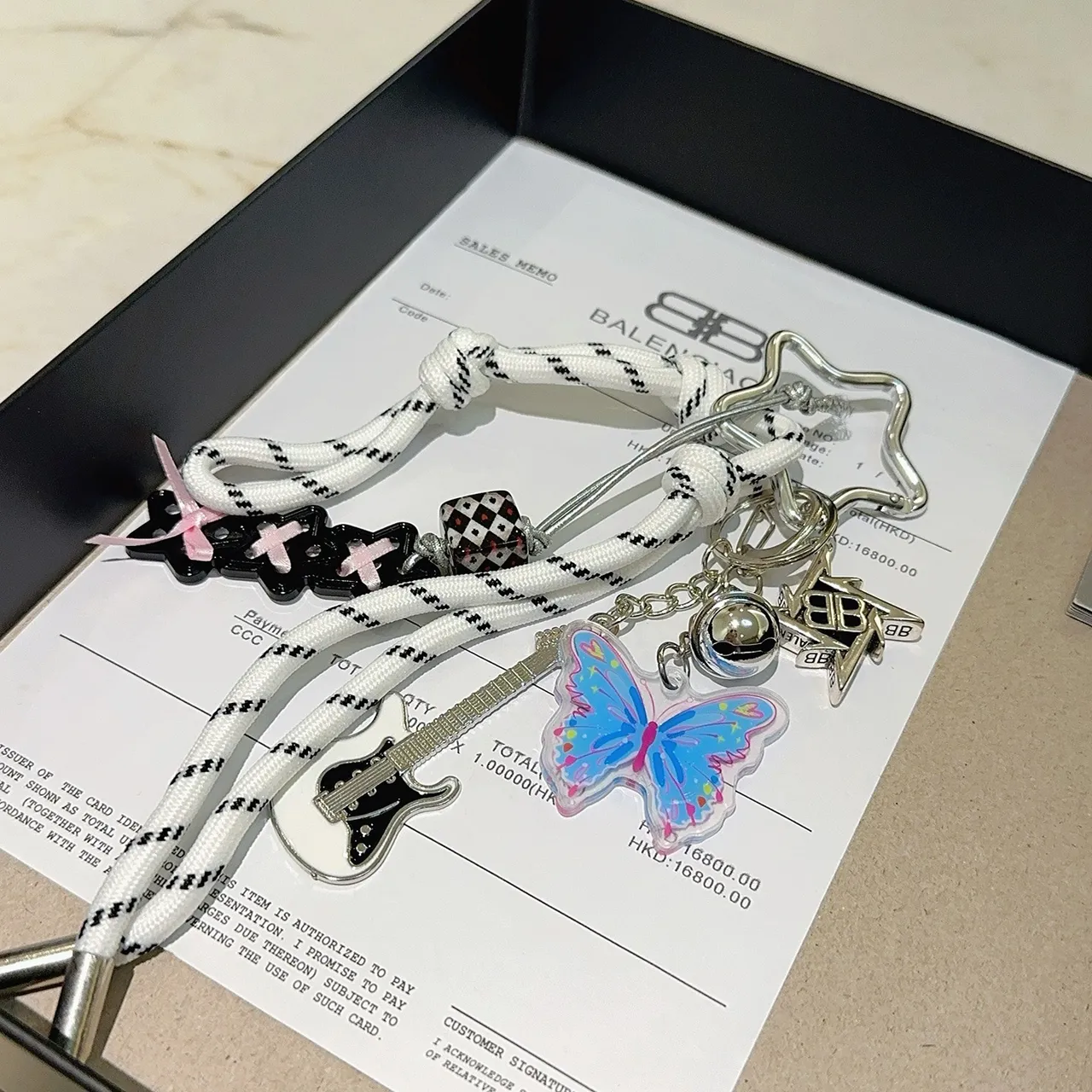 Balenciaga Multi-Charm Rope Keychain Set Jewelry 2