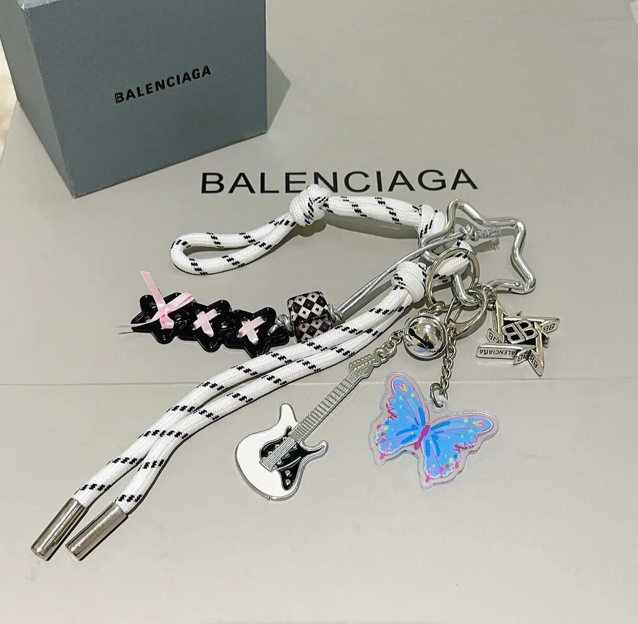 Balenciaga Multi-Charm Rope Keychain Set Jewelry 3