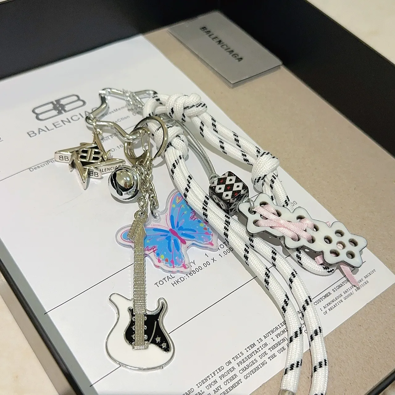 Balenciaga Multi-Charm Rope Keychain Set Jewelry 4