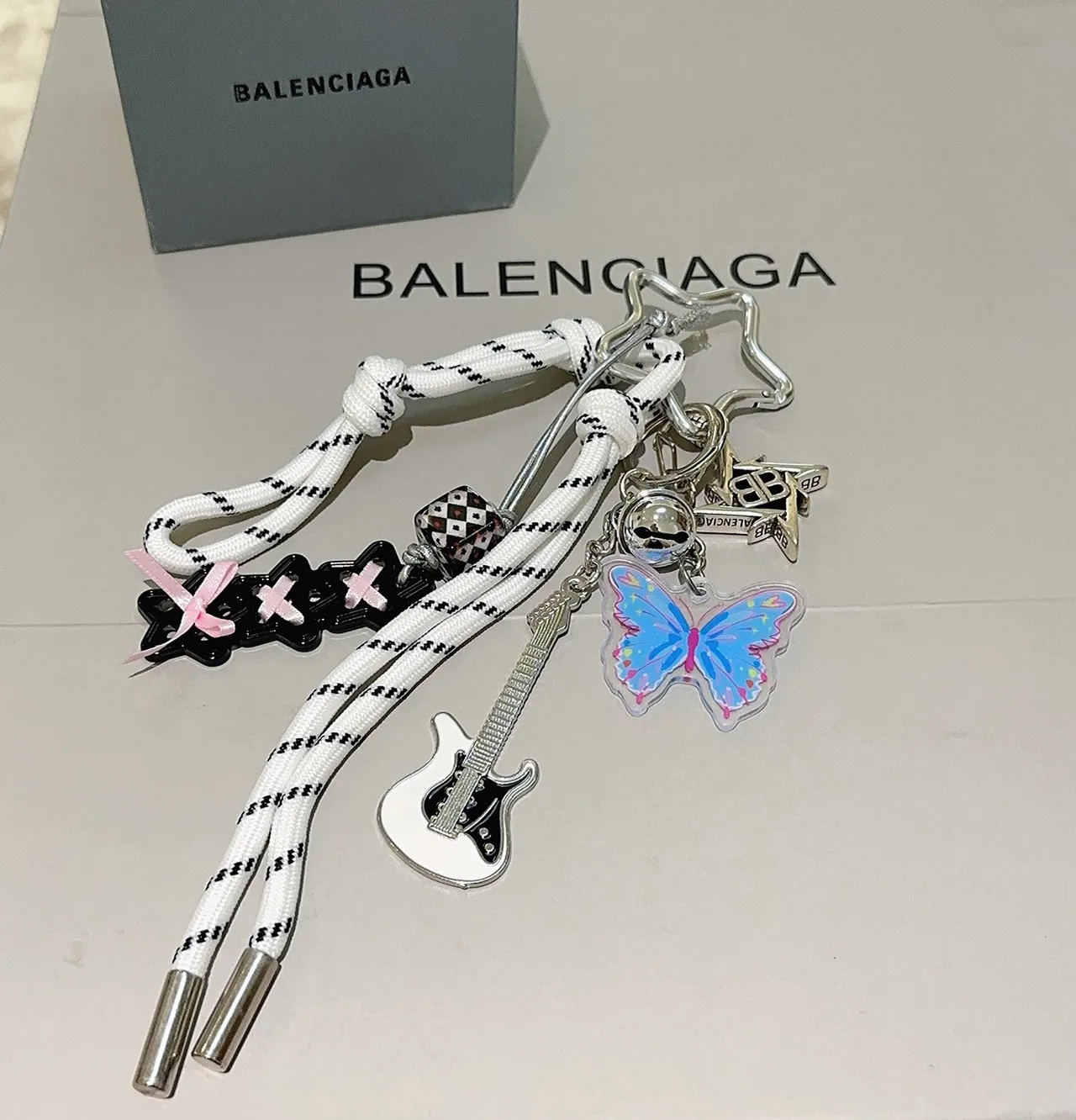 Balenciaga Multi-Charm Rope Keychain Set Jewelry 6