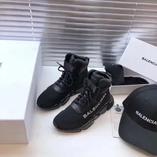 Balenciaga Runner أحذية رياضية سوداء عالية القدم سميكة