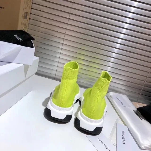 Balenciaga Speed Trainer Tênis Lifestyle Amarelo Neón 2