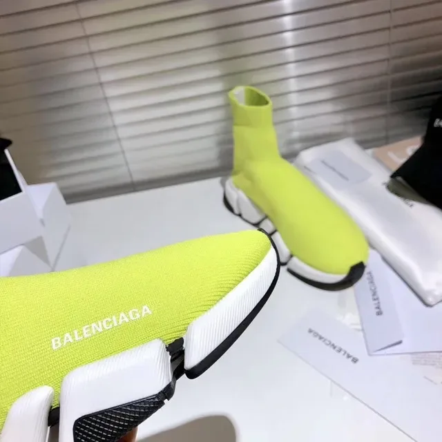 Balenciaga Speed Trainer Tênis Lifestyle Amarelo Neón 4