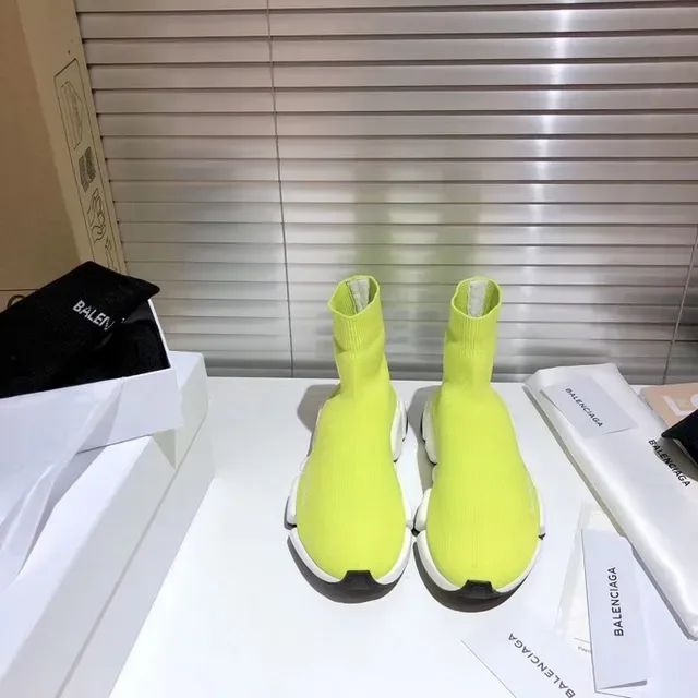Balenciaga Speed Trainer Tênis Lifestyle Amarelo Neón 7