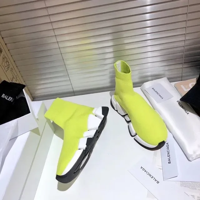 Balenciaga Speed Trainer Tênis Lifestyle Amarelo Neón 8