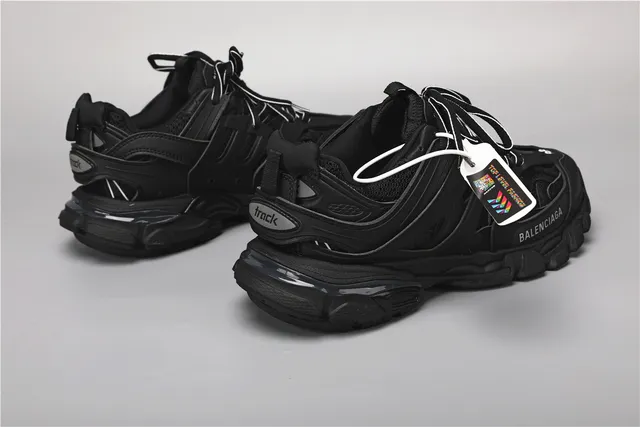 Balenciaga Track Sneaker Chaussures noires à semelle épaisse 3