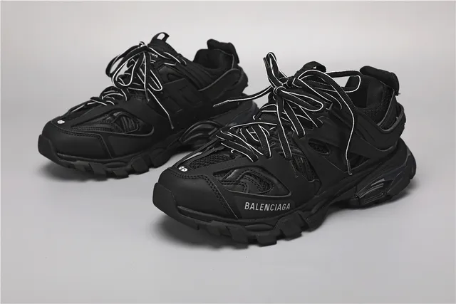 Balenciaga Track Sneaker Chaussures noires à semelle épaisse 5