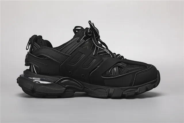Balenciaga Track Sneaker Chaussures noires à semelle épaisse 8