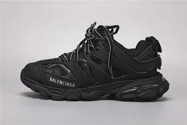Balenciaga Track Sneaker Chaussures noires à semelle épaisse 9