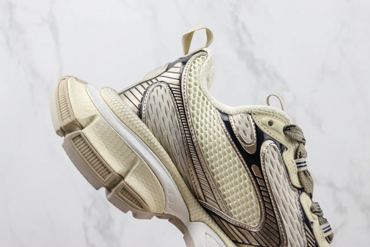 Balenciaga Track Trainer Beige Silver Chunky Sneakers 5