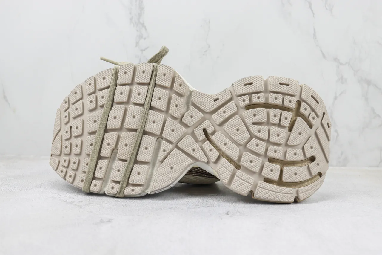 Balenciaga Track Trainer Beige Silver Chunky Sneakers 8