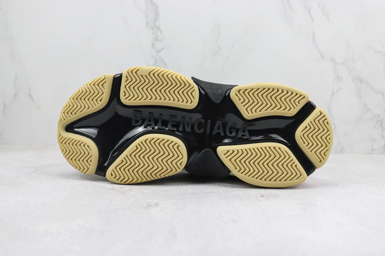 Balenciaga Track Trainer Noir Crème Rouge baskets chunky 8