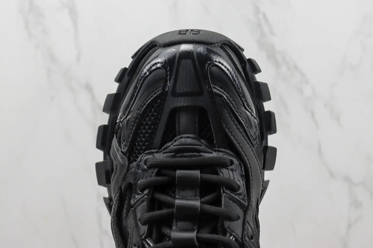 Balenciaga Track Trainer Black Monochrome Chunky Sneakers 6