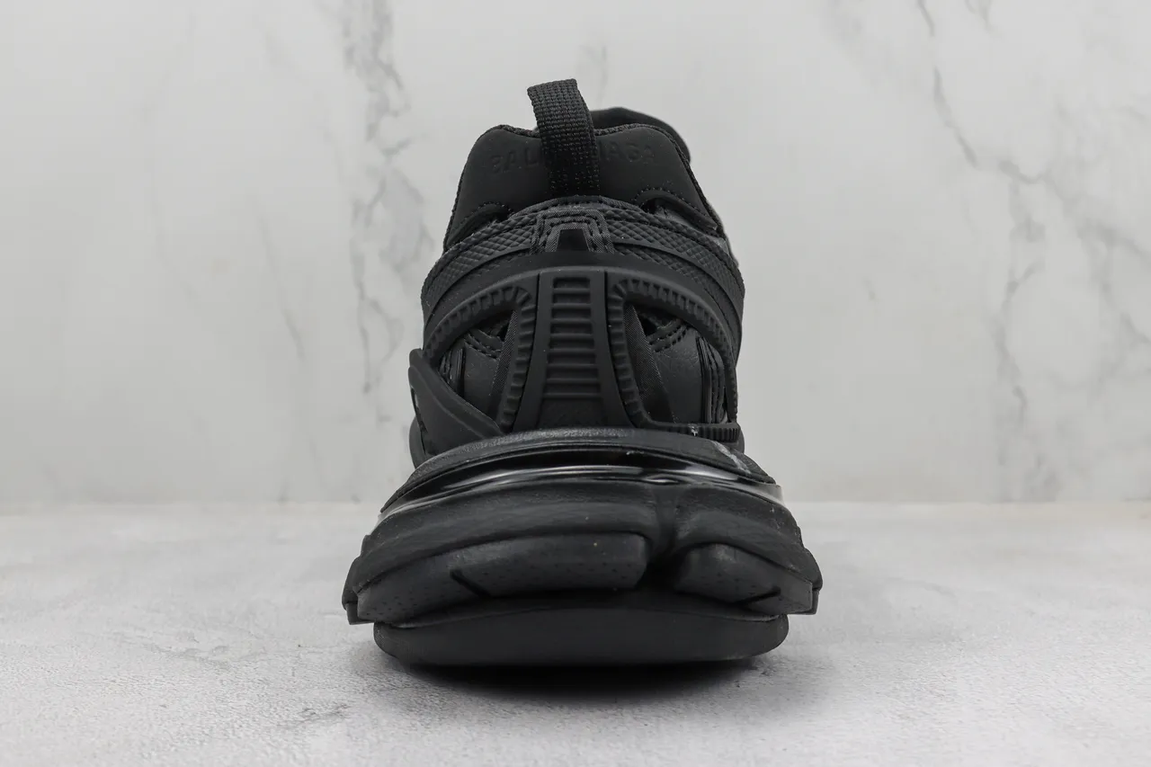 Balenciaga Track Trainer Black Monochrome Chunky Sneakers 9
