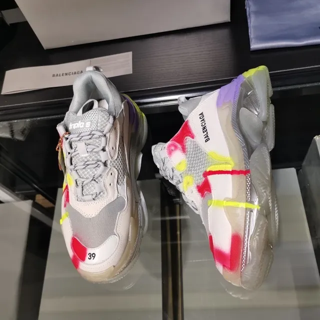 Balenciaga Triple S Multicolor Chunky Sneakers 7