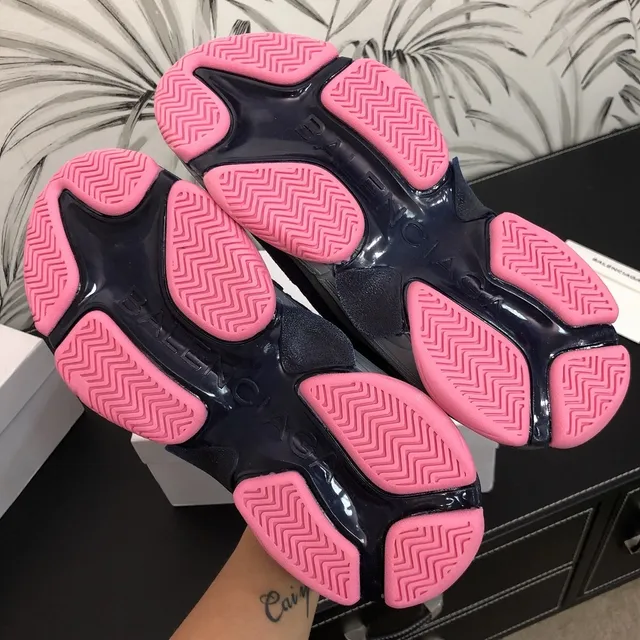 Balenciaga Triple S chaussures chunky violet gris rose 3