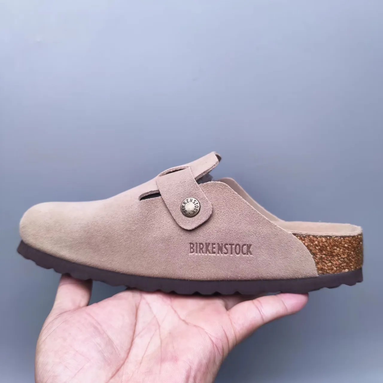 Birkenstock Arizona sabot daim beige 3