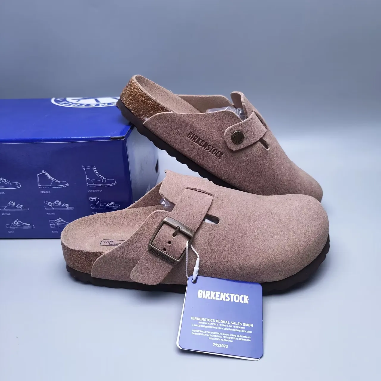 Birkenstock Arizona sabot daim beige 6