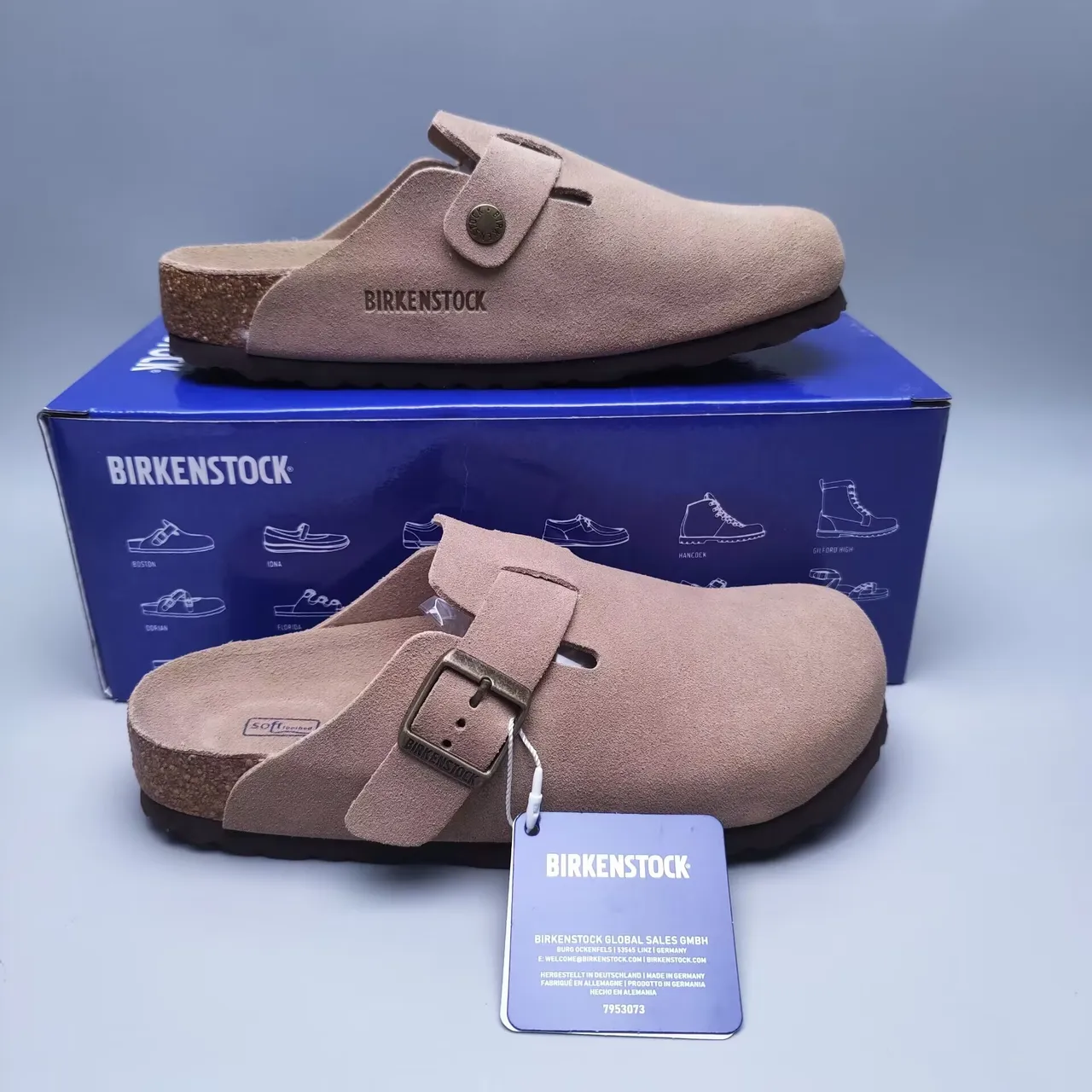 Birkenstock Arizona sabot daim beige 7