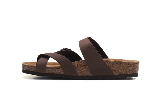 Birkenstock Arizona Sandales Casual en Cuir Marron 4