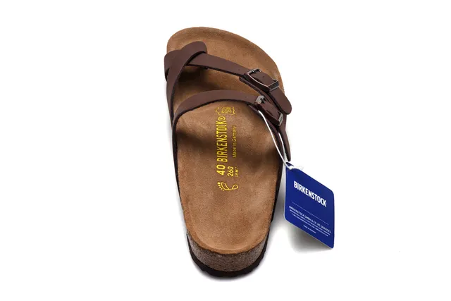 Birkenstock Arizona Sandales Casual en Cuir Marron 5