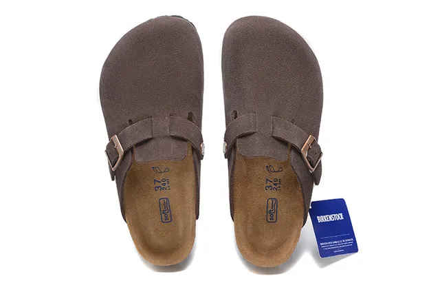Birkenstock Arizona Marron Daim Clog 5