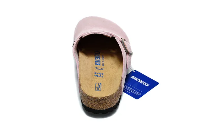 Birkenstock Arizona Sabot en daim rose poussiéreux 3