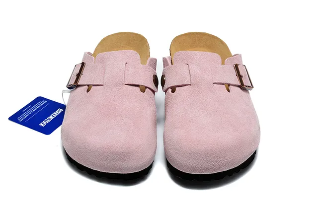 Birkenstock Arizona Sabot en daim rose poussiéreux 4
