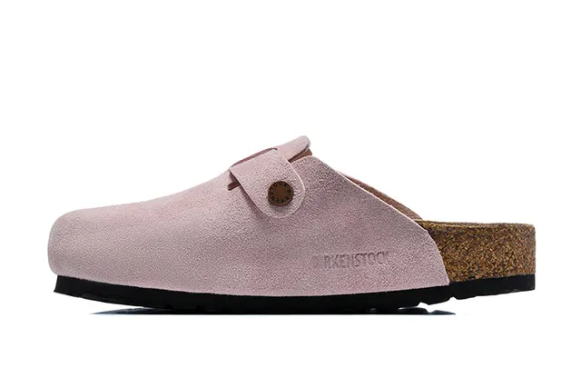 Birkenstock Arizona Sabot en daim rose poussiéreux 5