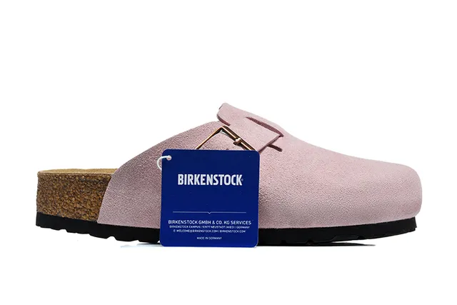 Birkenstock Arizona Sabot en daim rose poussiéreux 6