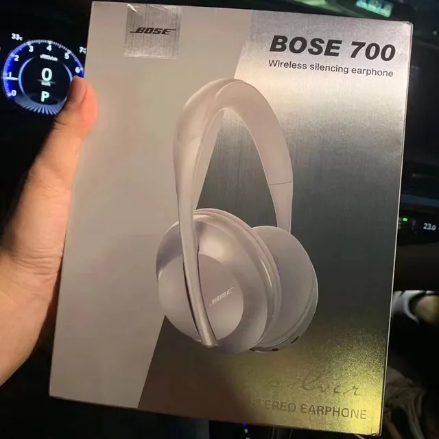 Bose Gray Gold Slim Oval Earcups Curved Metal-Accented Yoke Over-ear Headphones 15