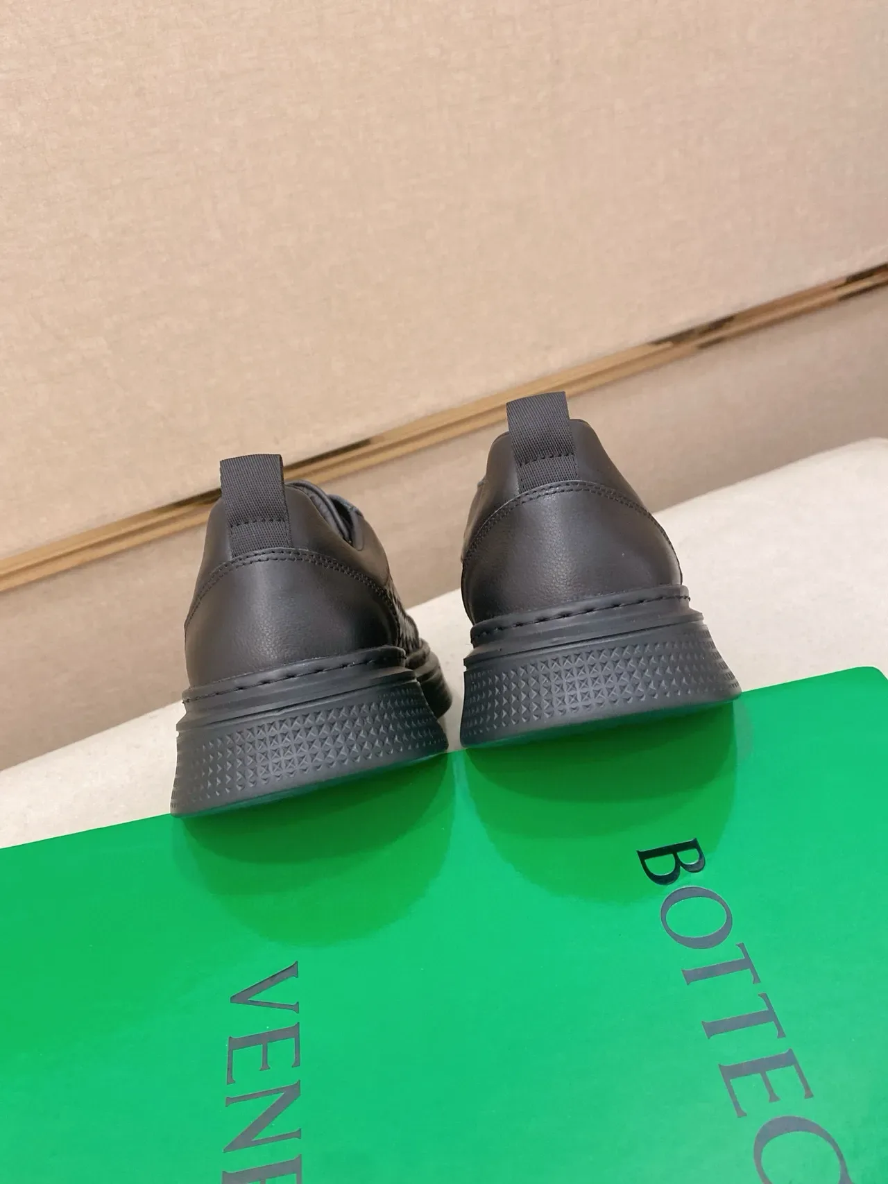 Bottega Veneta Cassette Black Couro Tecido Lifestyle Sneakers 8