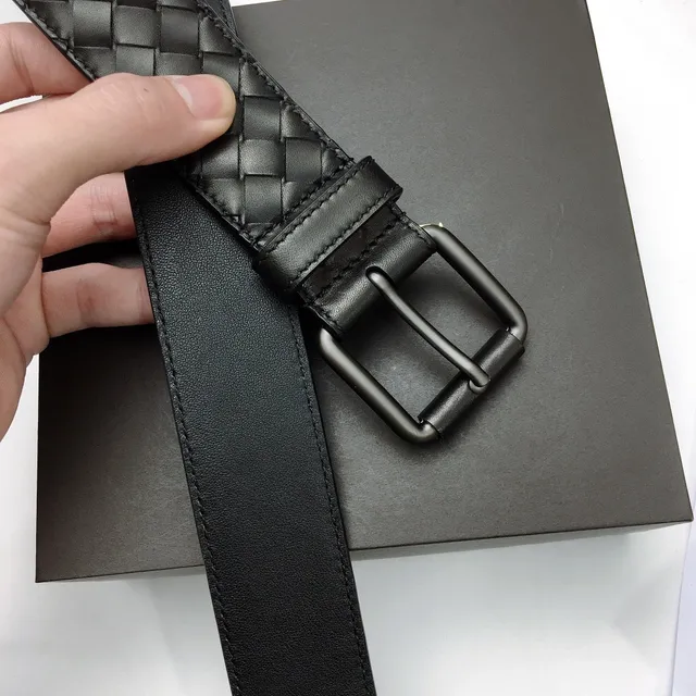 Bottega Veneta Intrecciato Woven Leather Belt 8