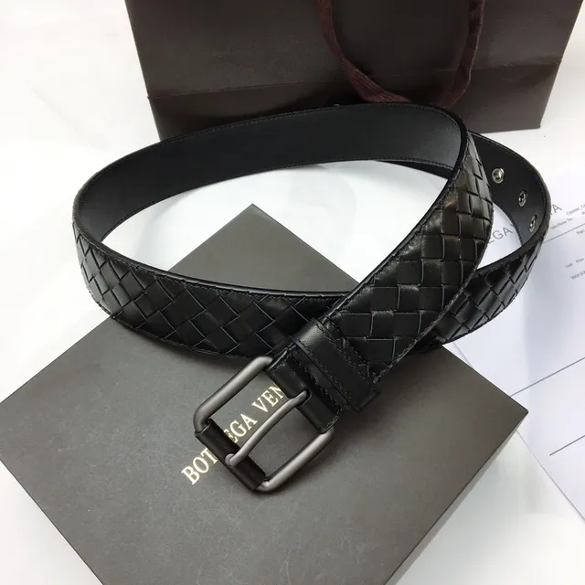 Bottega Veneta Intrecciato Woven Leather Belt 9