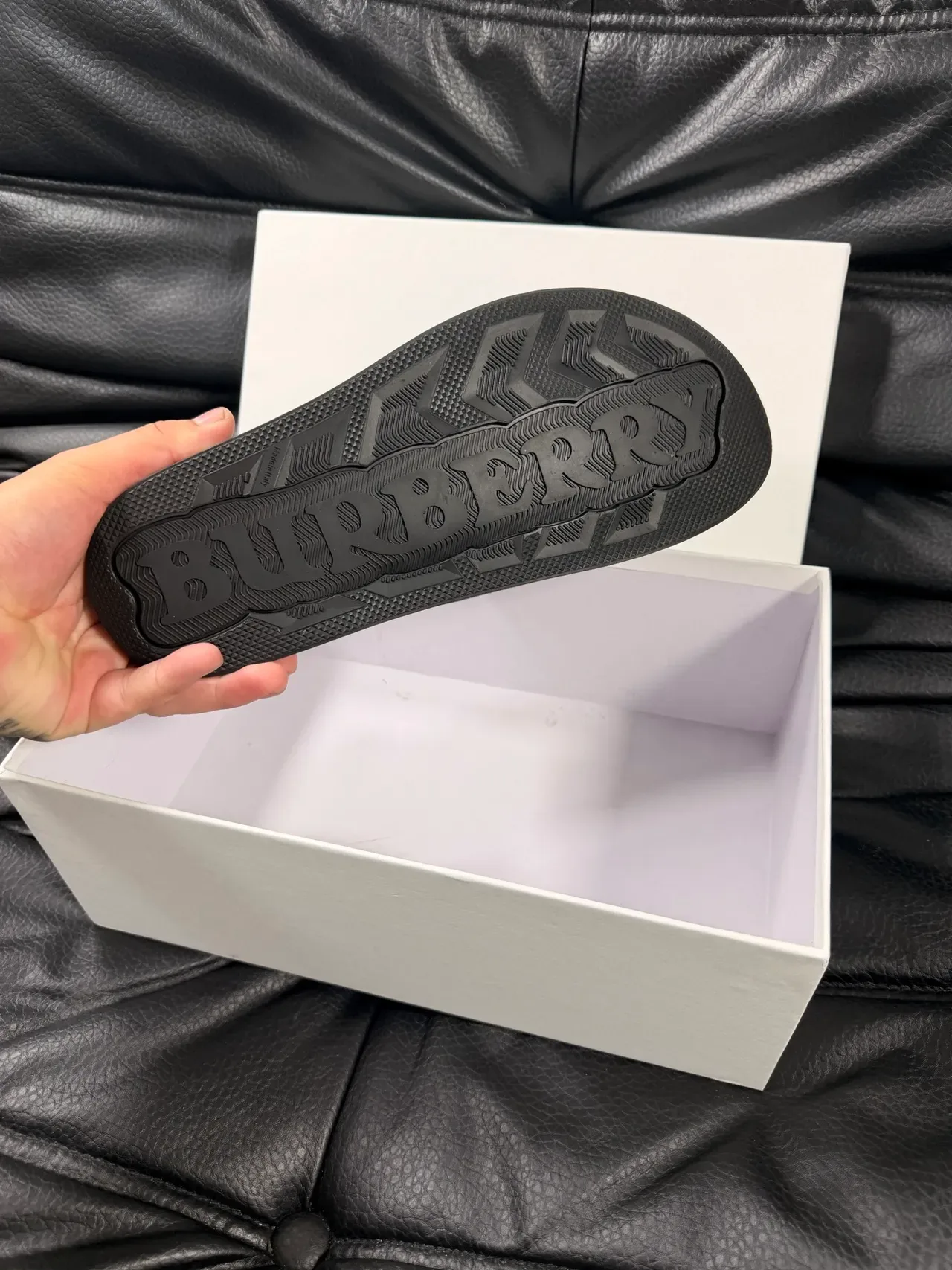 Burberry Check Strap Platform Slippers 2